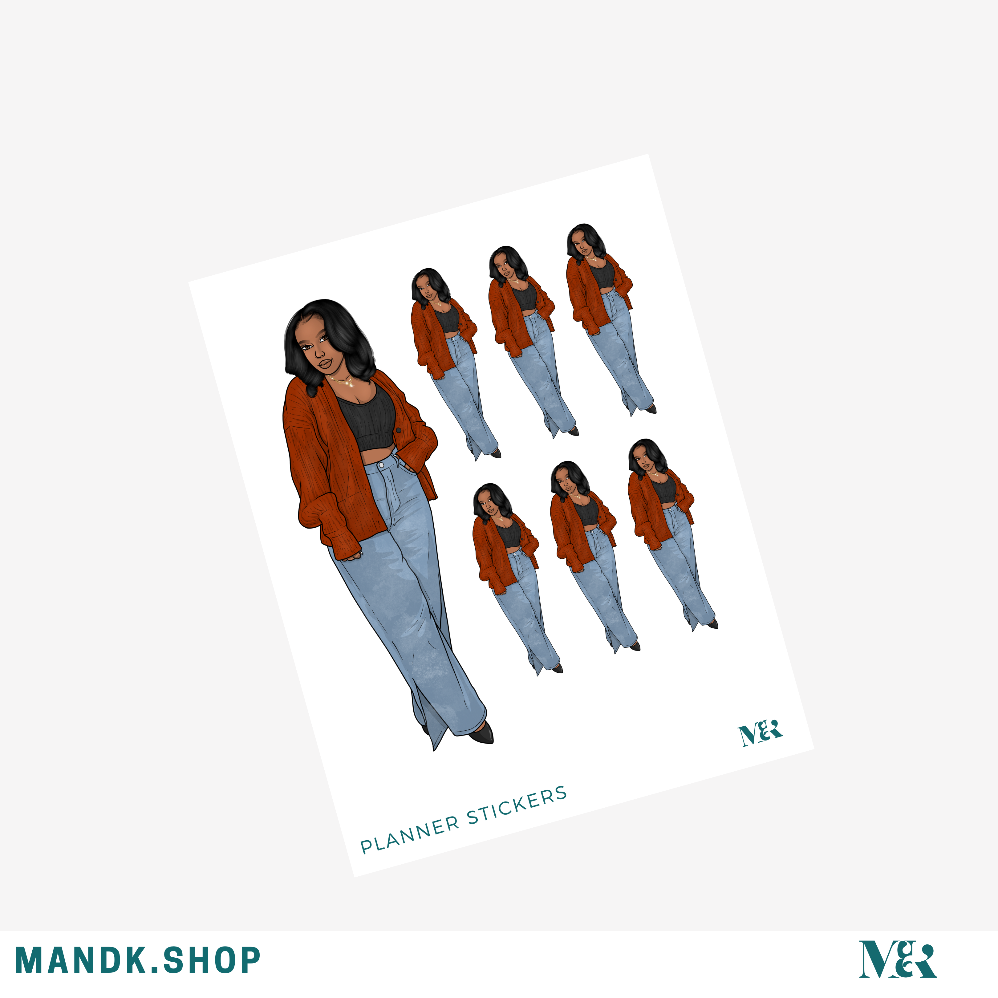 Woman Planner Stickers Vol.55 – M&K Creative Designs